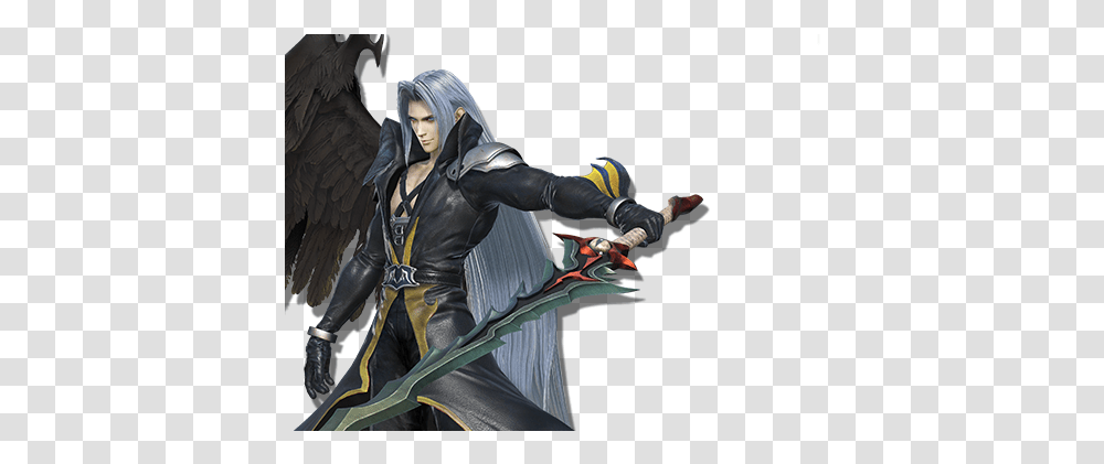 New Weapons For All Characters Dissidia Dissidia Nt Sephiroth Weapons, Costume, Person, Human, Ninja Transparent Png