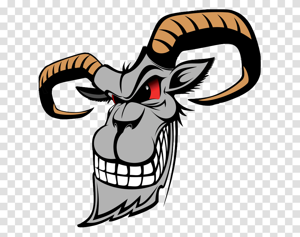 New Web Store Is Live Angry Goat Head, Mammal, Animal, Wildlife Transparent Png