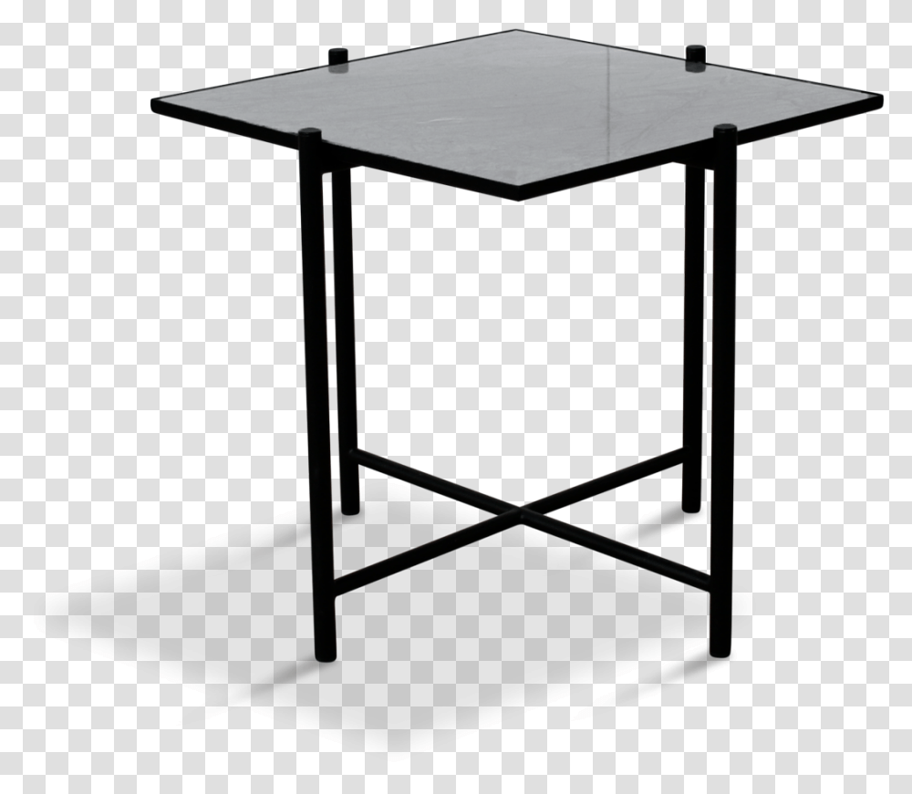 New White Side Table Black Frame Coffee Table, Furniture, Tabletop, Dining Table, Desk Transparent Png