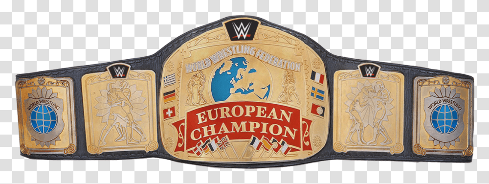 New Wwe European Championship Belt, Buckle, Logo Transparent Png