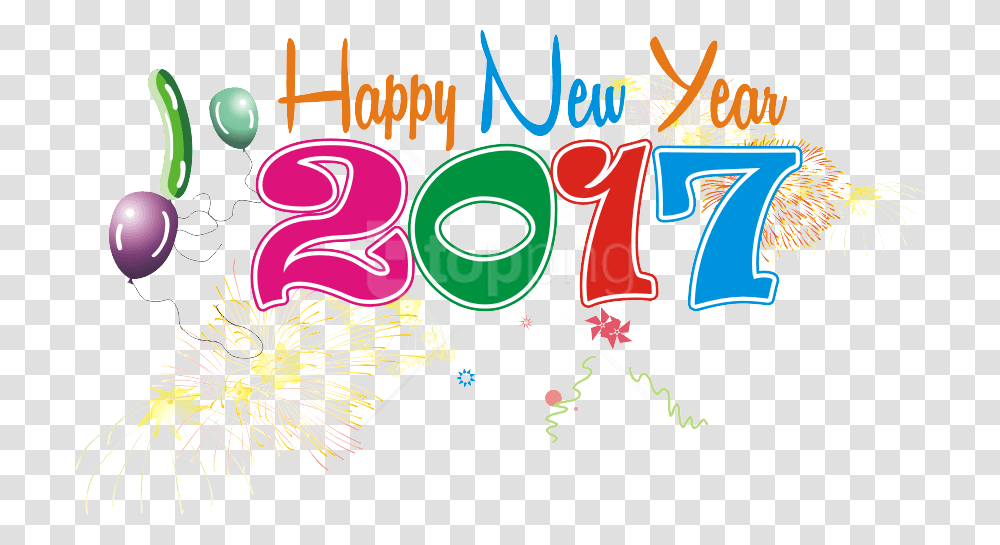 New Year 2017, Logo Transparent Png