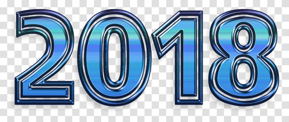 New Year 2018, Number, Purple Transparent Png