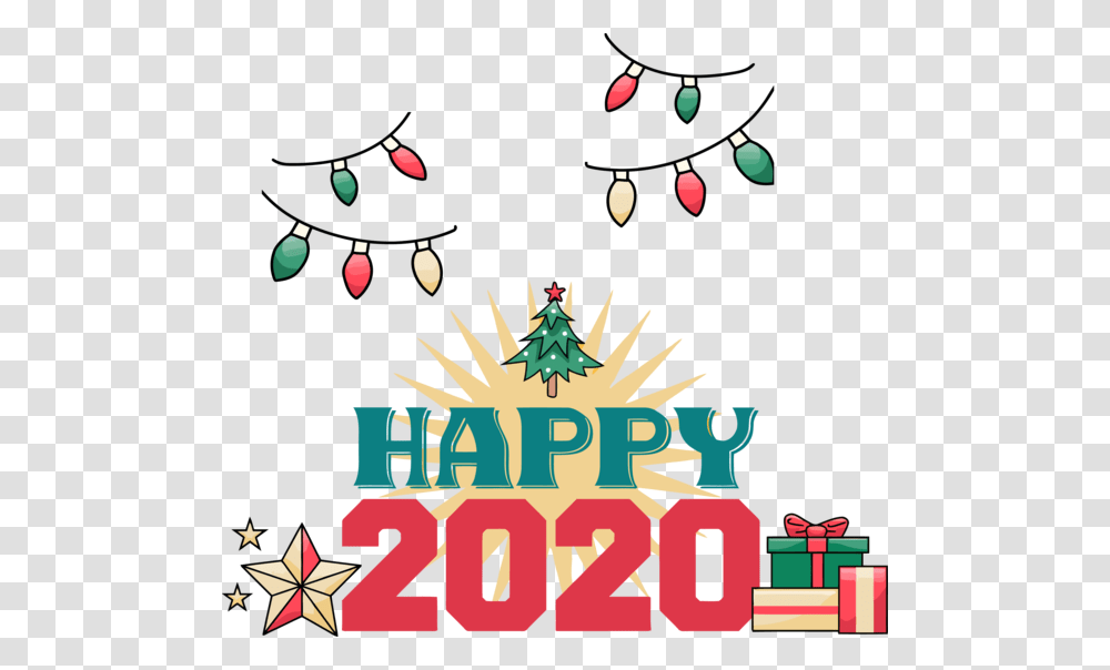 New Year 2020 Christmas Eve Christmas Plant Happy New Year Wishes 2020, Poster, Advertisement, Paper, Flyer Transparent Png