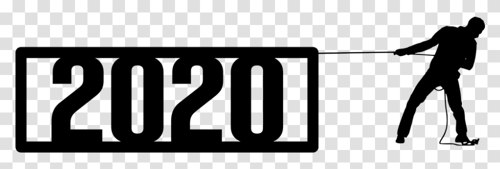 New Year 2020 File Welcoming 2019 Black And White, Gray, World Of Warcraft Transparent Png
