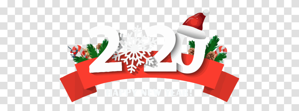New Year 2020 Santa Claus Christmas Eve Santa Claus 2020, Text, Label, Symbol, Graphics Transparent Png