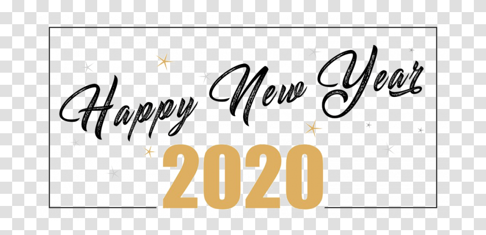 New Year 2020, Number, Alphabet Transparent Png