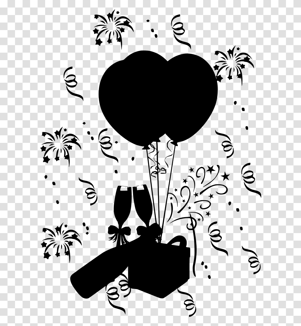 New Year Balloon Svg, Gray, World Of Warcraft Transparent Png