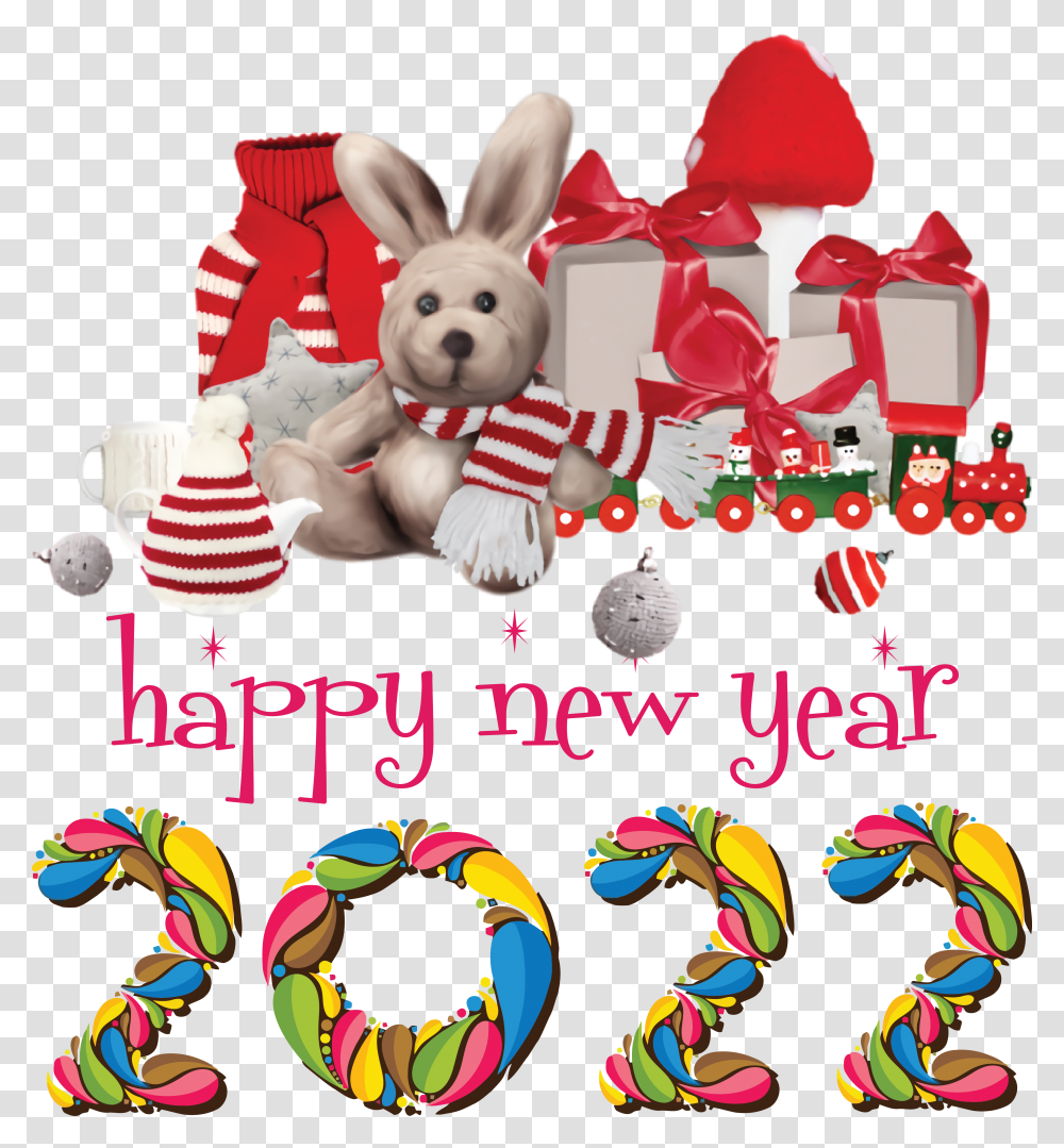 New Year Bauble Mrs Claus For New Year 2022, Text, Graphics, Art, Birthday Cake Transparent Png