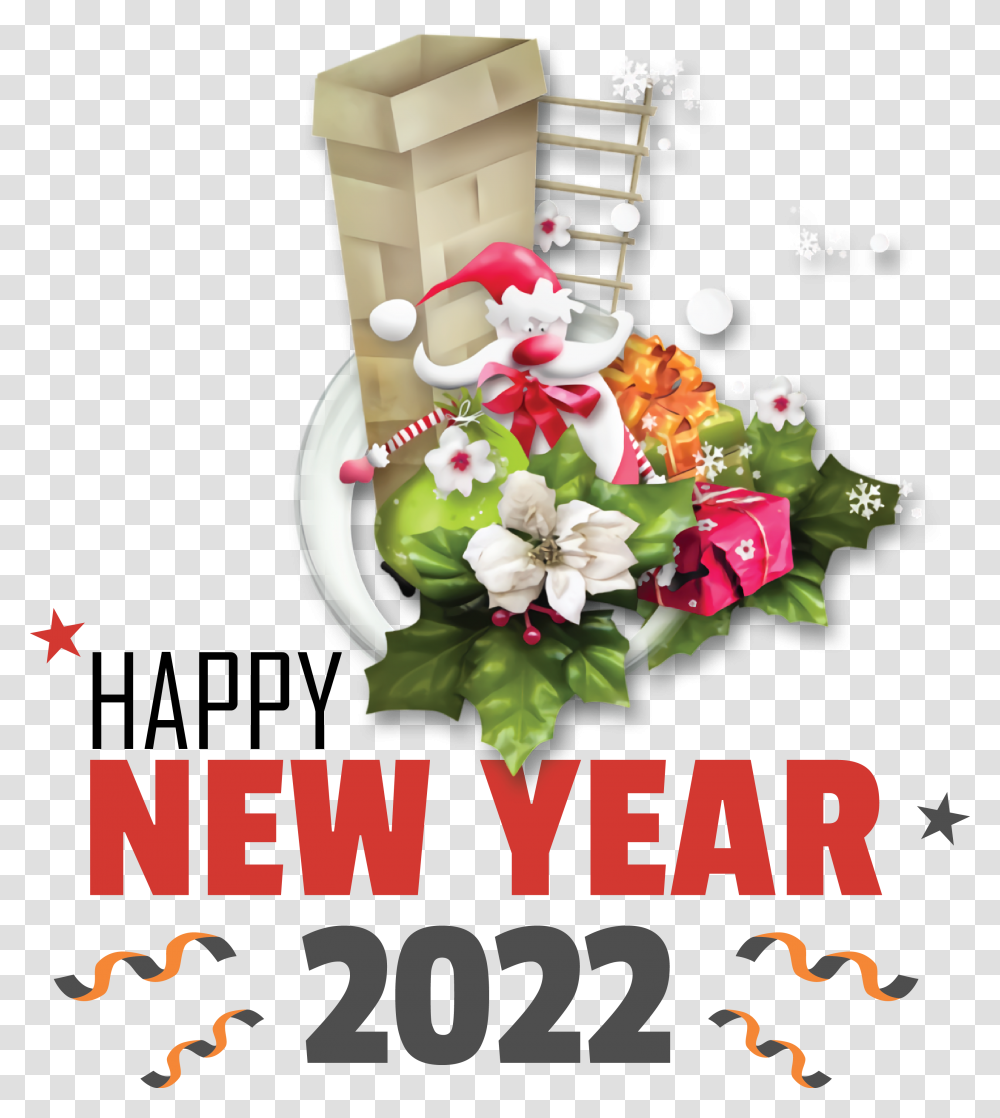 New Year Christmas Day Holiday For New Year 2022, Graphics, Art, Birthday Cake, Leisure Activities Transparent Png