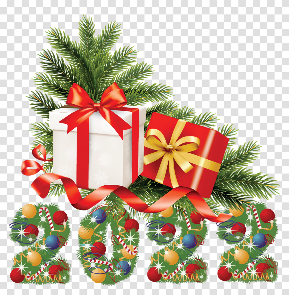 New Year Christmas Day Mrs Claus For New Year 2022, Gift, Tree, Plant, Christmas Tree Transparent Png