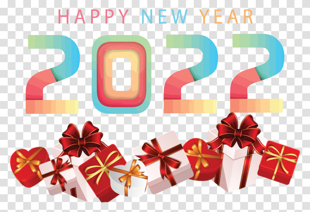 New Year Christmas Day New Years Day For New Year 2022, Number, Symbol, Text, Gift Transparent Png