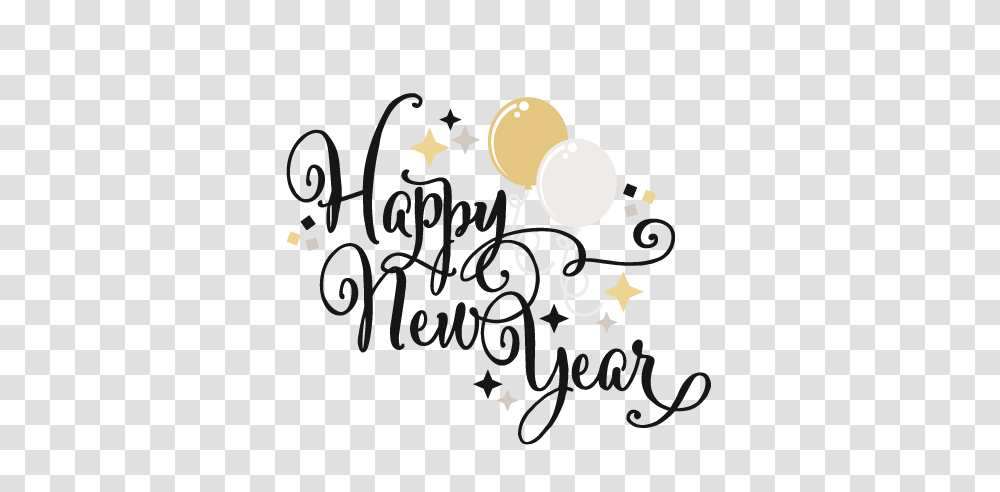 New Year Clip Art, Calligraphy, Handwriting, Label Transparent Png