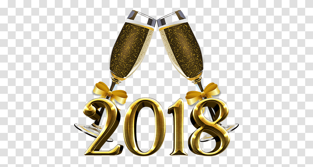 New Year Eve 4 Image New Year 2018 Party, Glass, Beverage, Drink, Alcohol Transparent Png