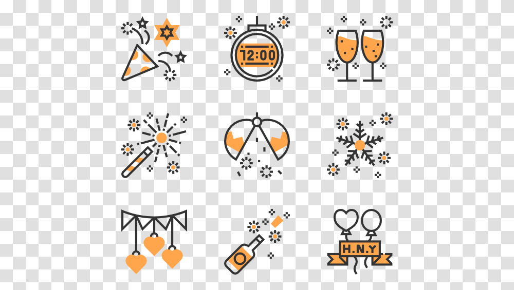 New Year Free Icon, Halloween, Poster, Advertisement Transparent Png