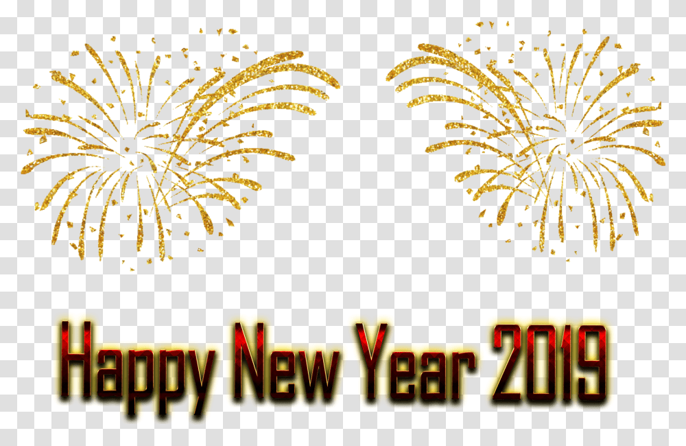 New Year Free Image Download Happy 2019 Background, Nature, Outdoors, Fireworks, Night Transparent Png
