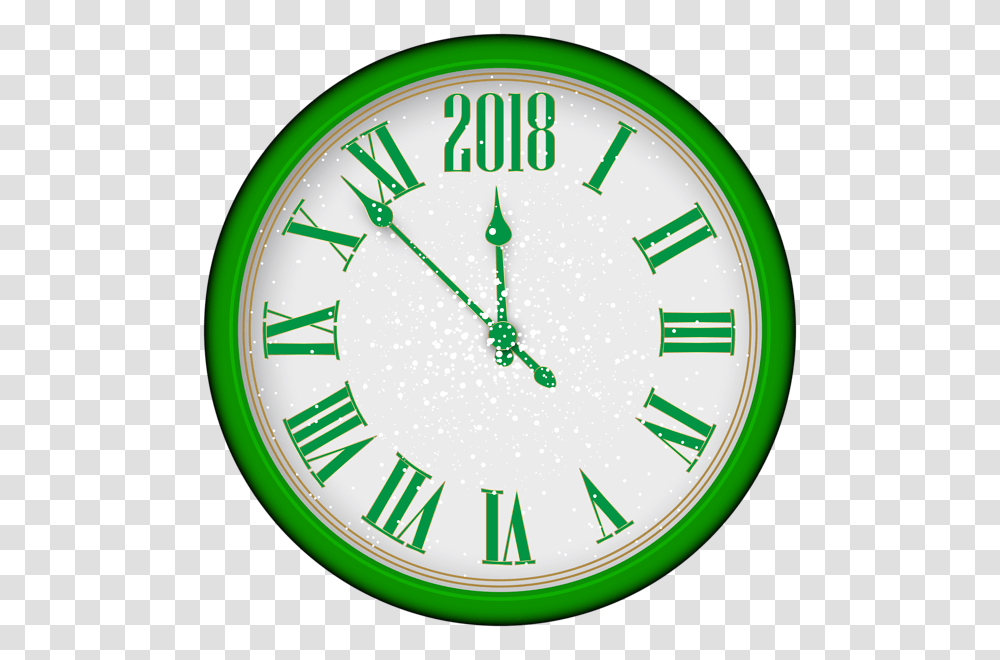 New Year Green Clock Tree Clip Gallery, Analog Clock, Wall Clock, Clock Tower, Architecture Transparent Png