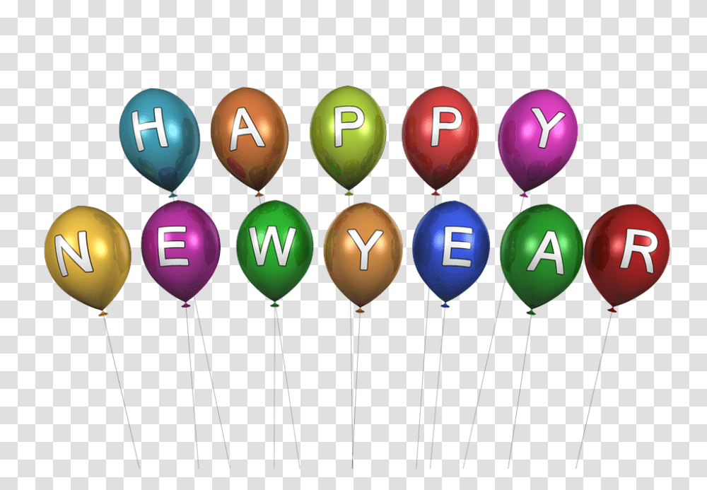 New Year, Holiday, Balloon, Musical Instrument, Maraca Transparent Png