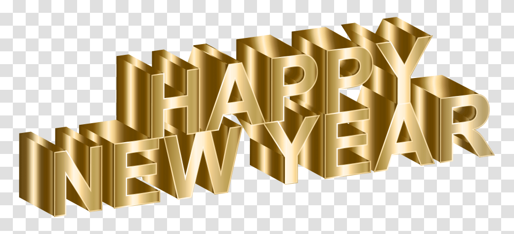 New Year, Holiday, Gold, Number Transparent Png