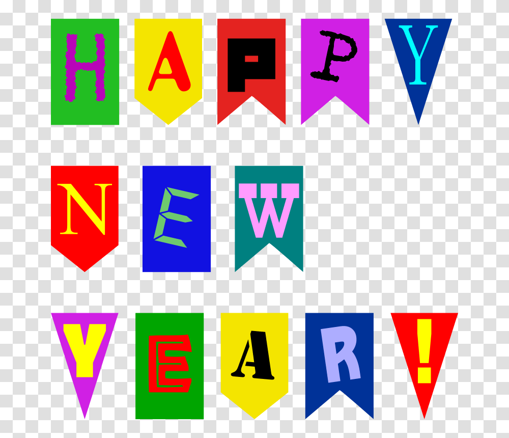 New Year, Holiday, Word, Alphabet Transparent Png