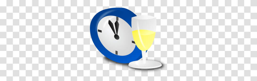 New Year Icon Clip Art, Glass, Lamp, Goblet, Analog Clock Transparent Png