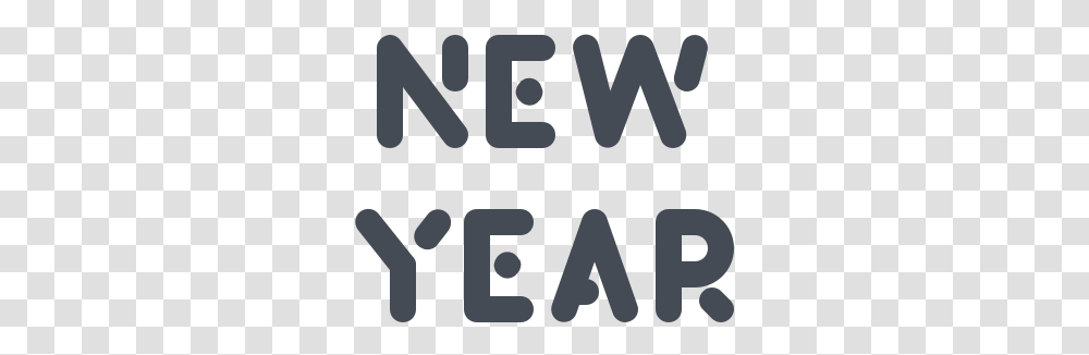 New Year Icon, Text, Word, Number, Symbol Transparent Png