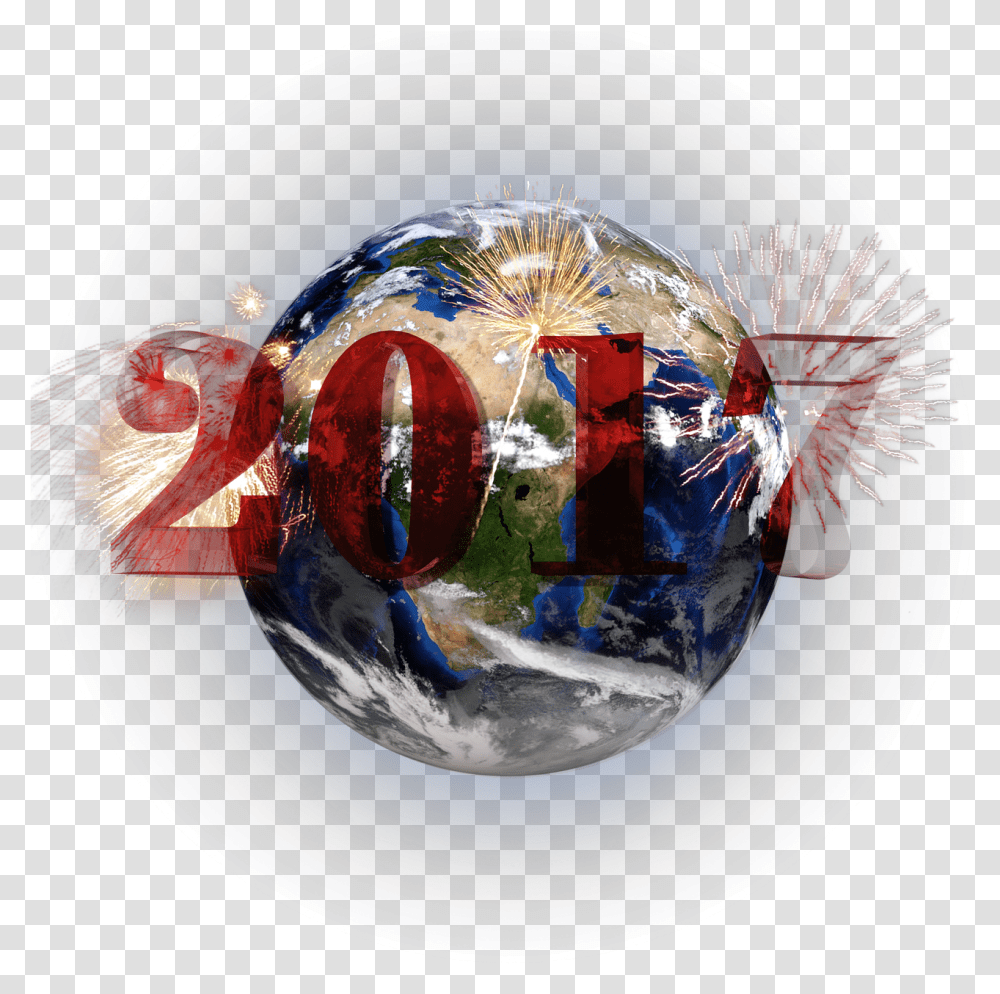 New Year's Day Sylvester 2017 Free Photo New Year's Eve, Sphere, Amusement Park, Theme Park, Outer Space Transparent Png