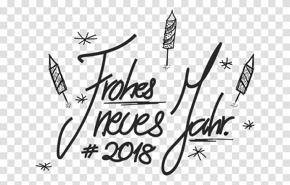 New Year's Eve 2018drawingfontnew Year's Daynew Calligraphy, Handwriting, Signature, Autograph Transparent Png