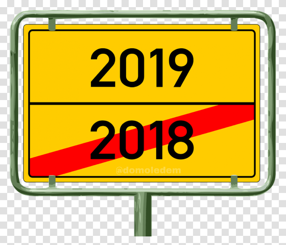 New Year's Eve 2019 2018 New Year's Day Aspettando Capodanno 2019, Number, Sign Transparent Png