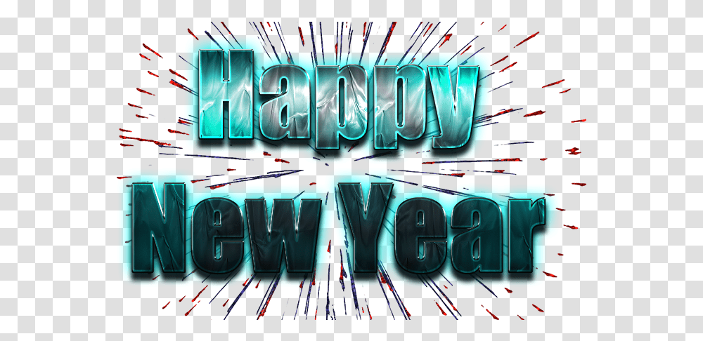 New Year Year Clipart Word, Light, Neon, Alphabet, Text Transparent Png