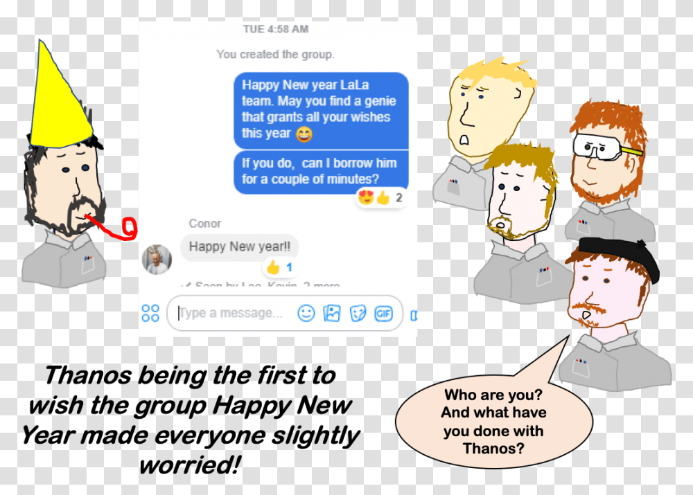 New Year You - Lants And Laminins Cartoon, Text, Text Message Transparent Png