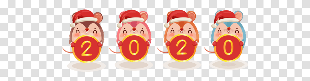 New Years 2020 Emoticon Cartoon Smile For Happy Year Cartoon, Text, Number, Symbol, Label Transparent Png