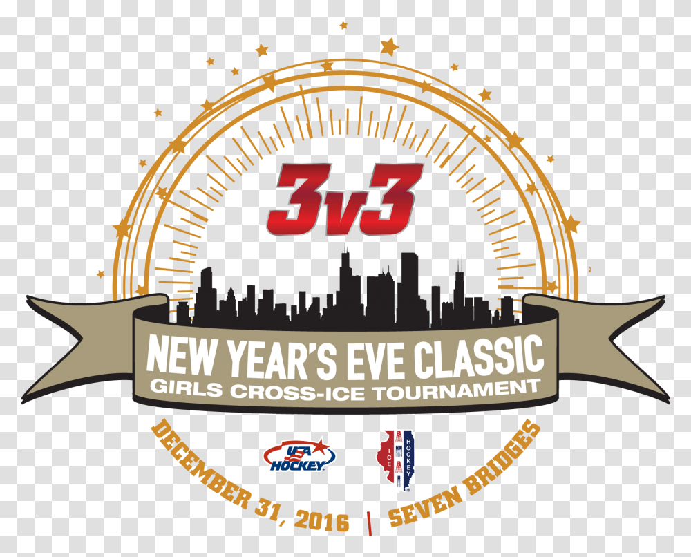 New Years Classic 3v3 Girls, Logo, Trademark, Badge Transparent Png