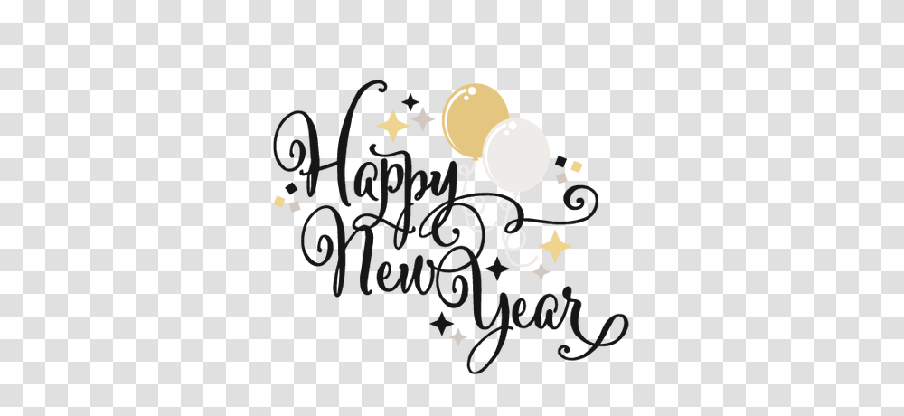 New Years Clip Art Group, Ball, Handwriting, Calligraphy Transparent Png