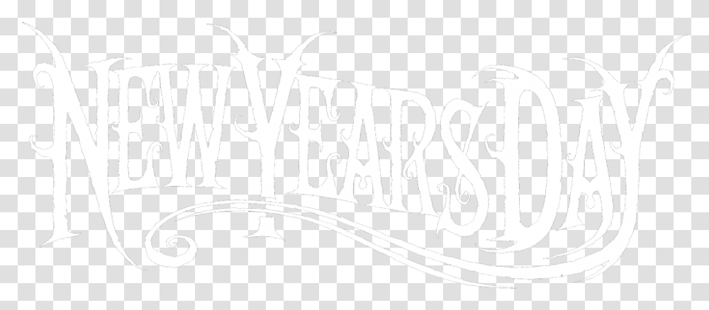 New Years Day Logo Image With No New Year Logo, Text, Label, Handwriting, Calligraphy Transparent Png