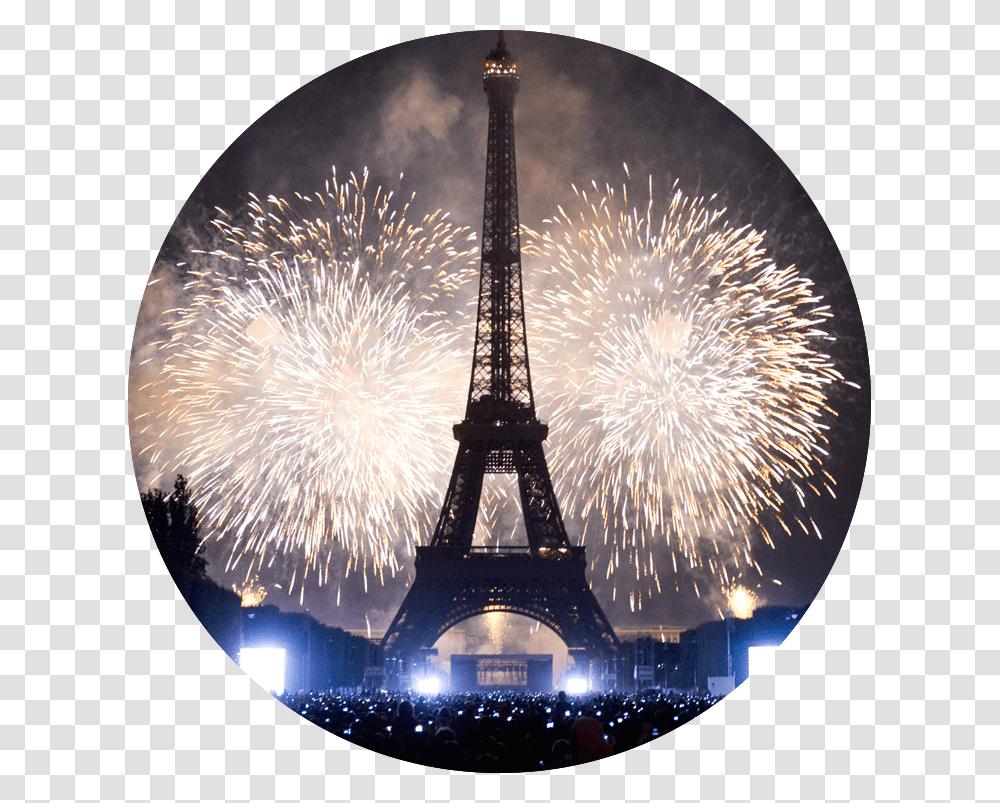 New Years Eve 2016 Eiffel Tower, Nature, Outdoors, Night, Fireworks Transparent Png