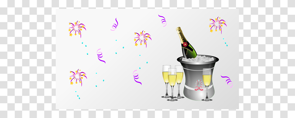 New Years Eve Glass, Wine, Alcohol, Beverage Transparent Png