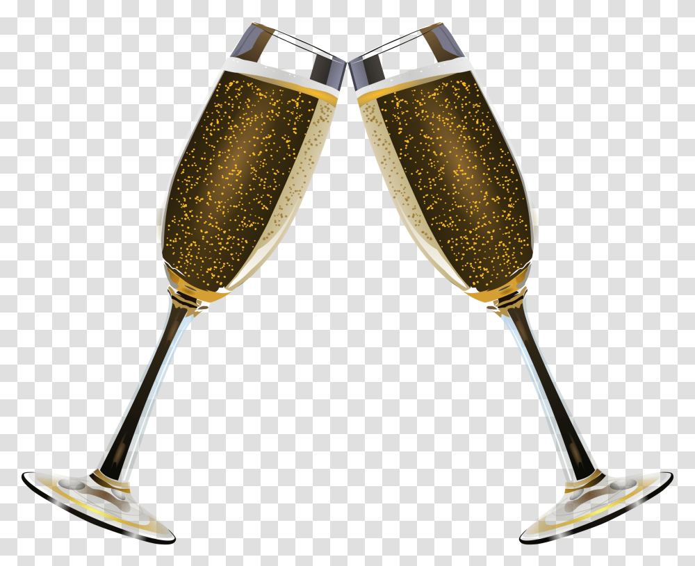 New Years Eve, Glass, Goblet, Wine Glass, Alcohol Transparent Png