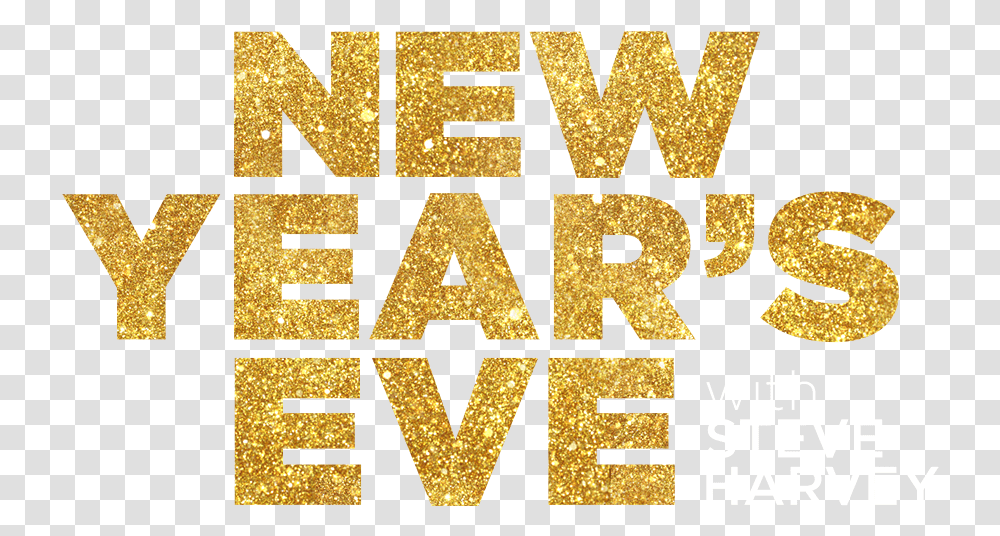 New Years Eve New Years Eve, Label, Gold, Alphabet Transparent Png