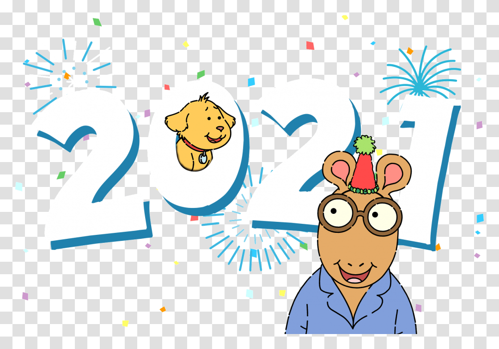 New Years Eve Pbs Kids 2020, Number Transparent Png