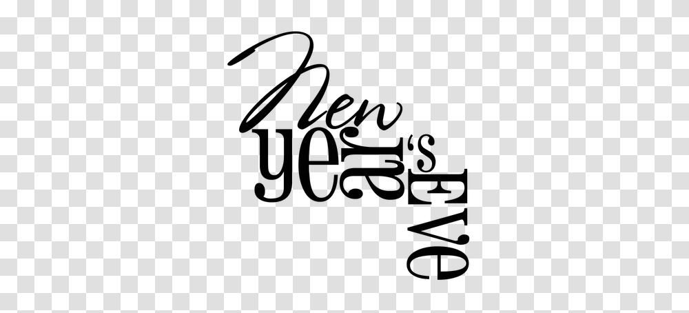 New Years Eve, Calligraphy, Handwriting, Alphabet Transparent Png