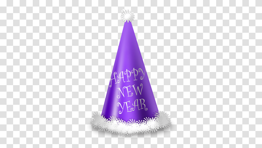 New Years Party Hat 1 Image New Years Hat, Clothing, Apparel Transparent Png