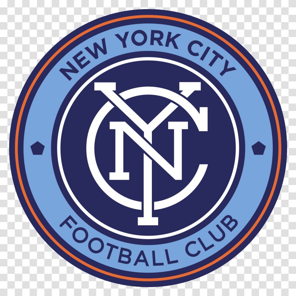 New York City Fc New York City Fc Logo, Symbol, Trademark, Label, Text Transparent Png