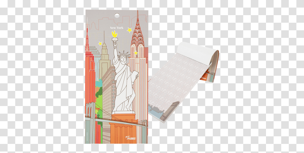 New York City Magnetic Notepad Art, Furniture, Machine, Architecture, Building Transparent Png
