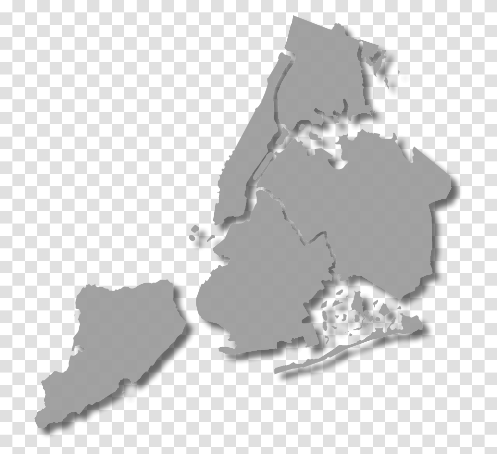 New York City Map Outline, Diagram, Atlas, Plot Transparent Png