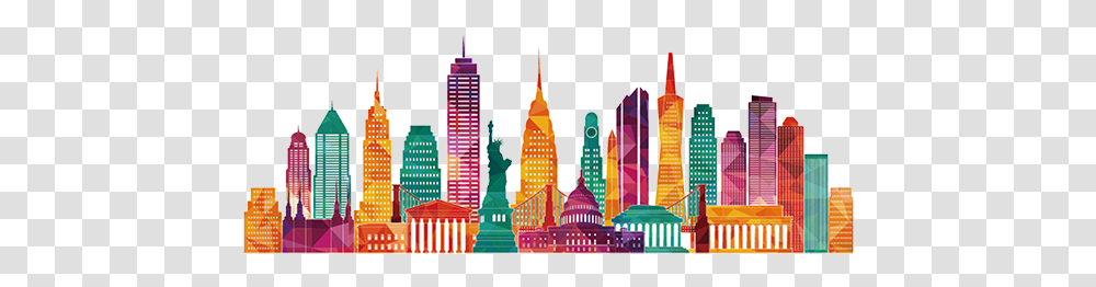 New York City Philadelphia Canada East Coast Of The Usa Vector, Urban, Building, Metropolis, High Rise Transparent Png