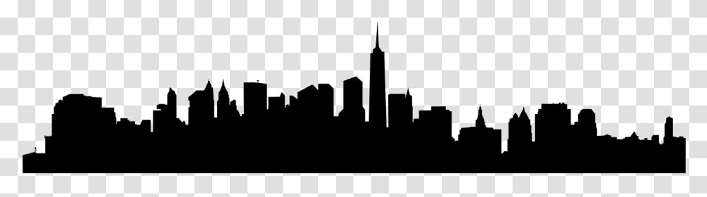 New York City, Silhouette, Stencil, Spire, Architecture Transparent Png