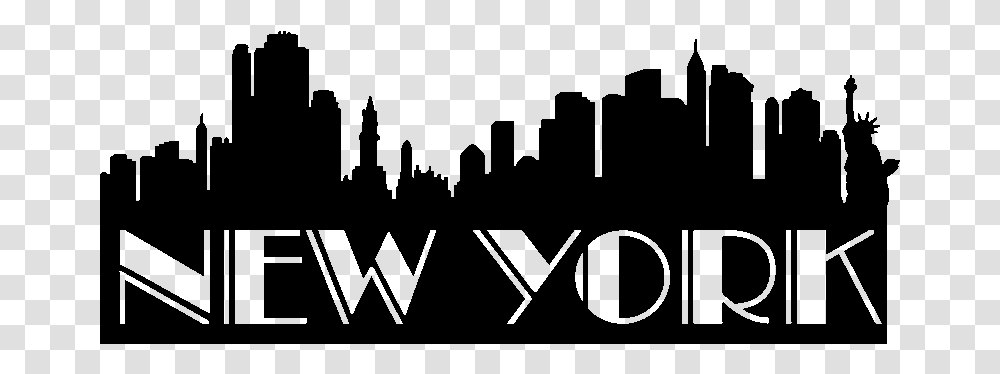 New York City Wall Decal Sticker New City Stickers New York, Gray, World Of Warcraft Transparent Png