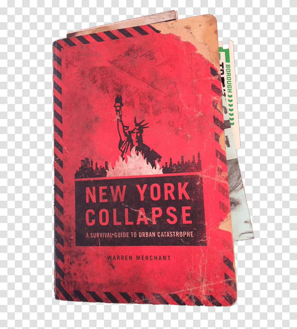 New York Collapse Book Guide To The New York Collapse, Novel, Advertisement, Poster, Paper Transparent Png