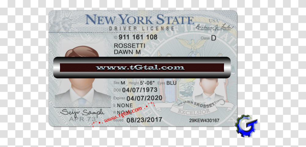 New York Drivers License 2019, Driving License, Document, Id Cards Transparent Png