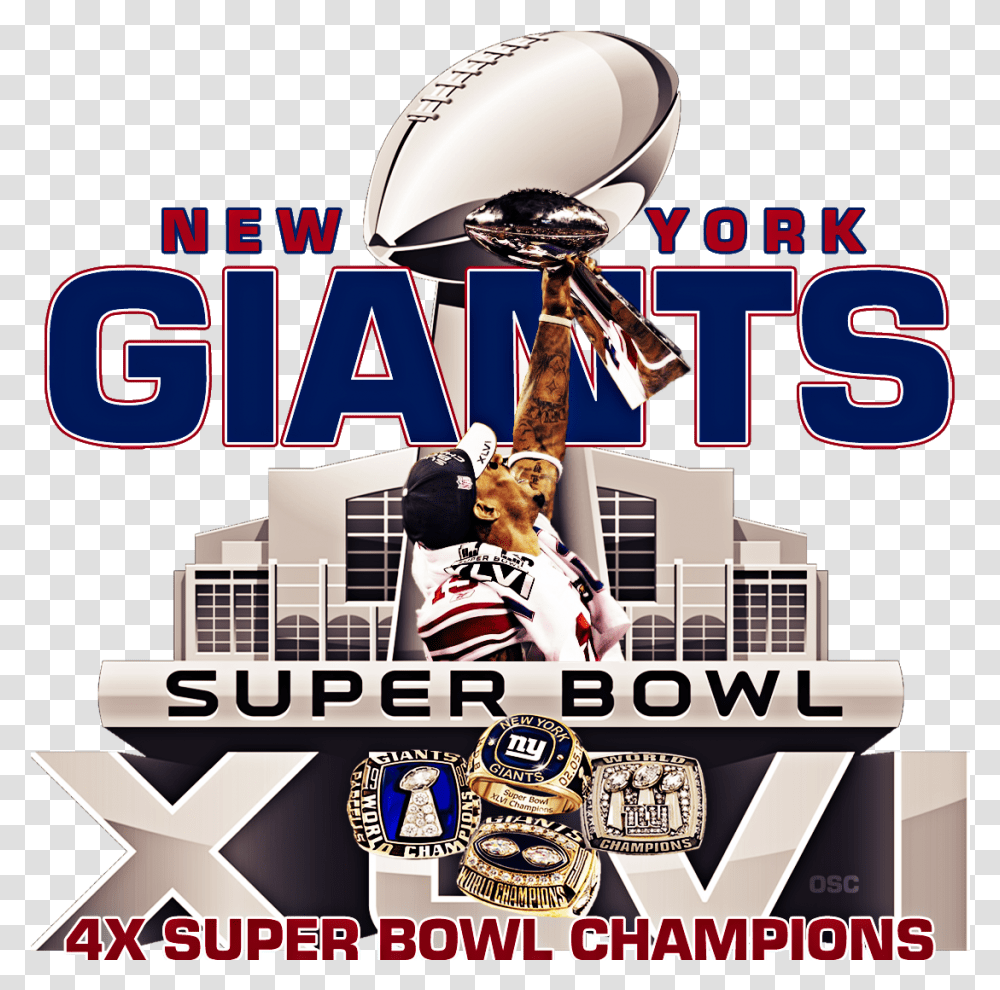 New York Giants 4 Rings, Flyer, Poster, Paper, Advertisement Transparent Png